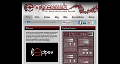 Desktop Screenshot of epipes.co.uk